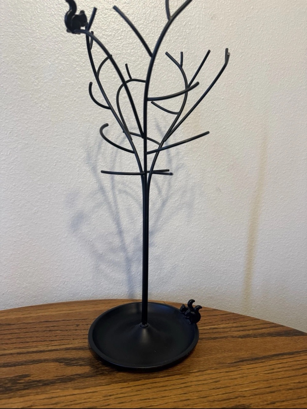 Urban loft Jewlery tree with really cute squirrel Jewelry Holder